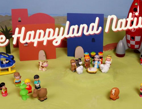 Julefortelling med Happyland-karakterer